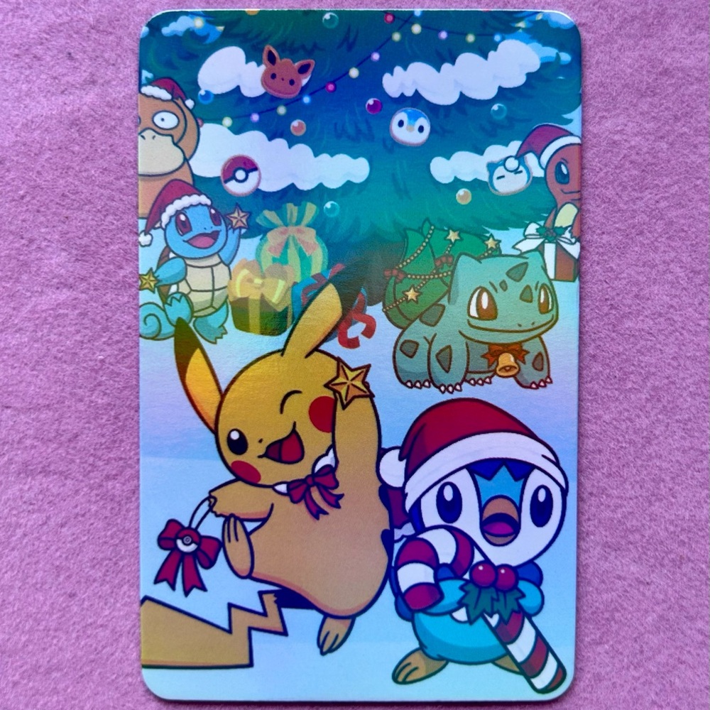 Holiday Cheer — Rainbow Gloss Foil Collectible Art Card ✨